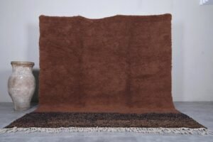 Moroccan rug brown