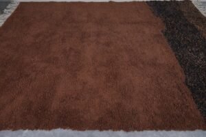 Moroccan rug brown