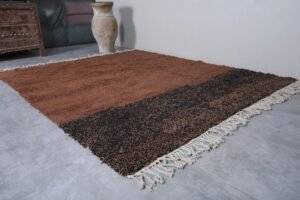 Moroccan rug brown