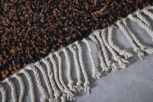 Moroccan rug brown