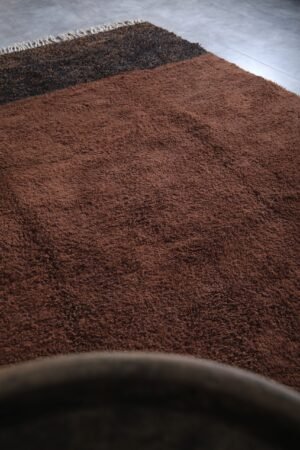 Moroccan rug brown