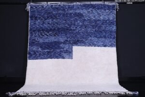 Moroccan rug blue