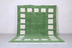 Moroccan rug green