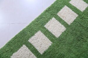 Moroccan rug green