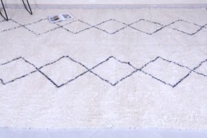 Beni ourain rug white