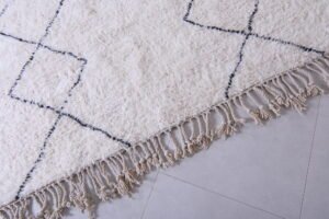 Beni ourain rug white