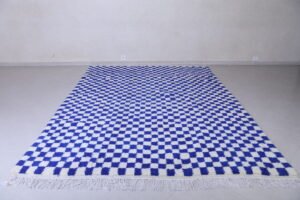 Checkered Blue rug