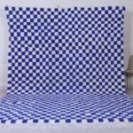 Checkered Blue rug