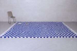 Checkered Blue rug