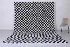 Checkered Black rug