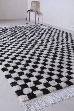 Checkered Black rug