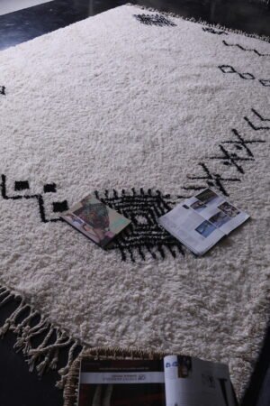 Handmade Beni ourain rug