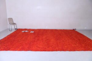 Moroccan red rug