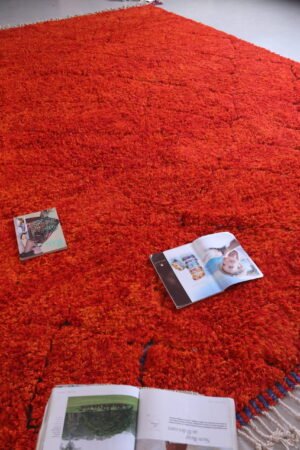 Moroccan red rug