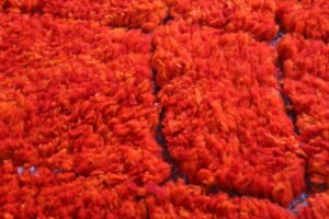 Moroccan red rug
