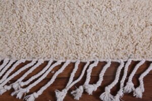 Moroccan rug white